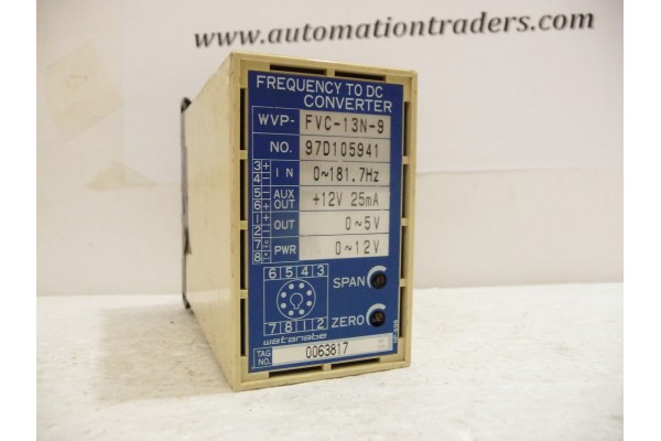 Frequency to DC Converter, WVP-FVC-13N-9, Watanabe